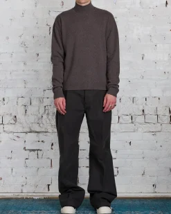 Discount Rick Owens Turtleneck Recycled Cashmere Dust
