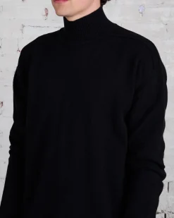 Online Rick Owens Turtleneck Recycled Cashmere Black