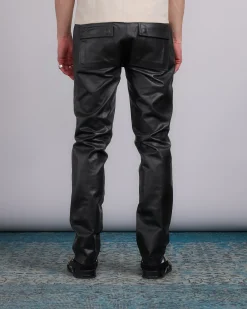 Online Rick Owens Tyrone Jean Tamponato Leather Black