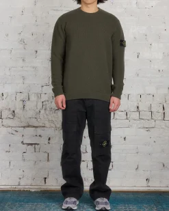 Fashion Stone Island Badge Knit Sweater Musk