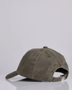 Best Stone Island Brushed Gabardine Logo Cap Military Green