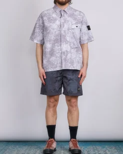 Fashion Stone Island Econyl Nylon Metal Swim Trunk Short Lead Grey