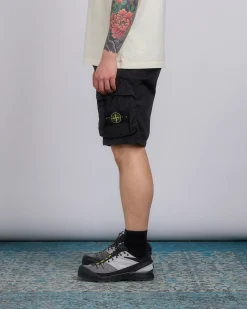 Discount Stone Island Econyl Nylon Metal Single Cargo Short Black