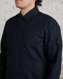 Outlet Stone Island Ghost Piece Ventile Overshirt Black