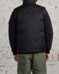 Fashion Stone Island Ghost Piece Merino Twill Cargo Vest Black