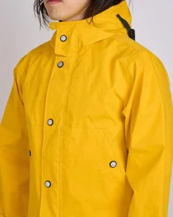 Hot Stone Island Marina Aluminum Tela Short Park Jacket Ochre