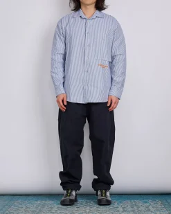 New Stone Island Marina Cotton Tela Trouser Navy Blue