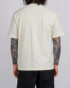 Online Stone Island Marina Stripe Logo T-Shirt Ivory