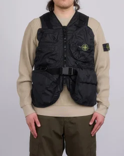 Online Stone Island Mebrana 3L TC Cargo Vest Black