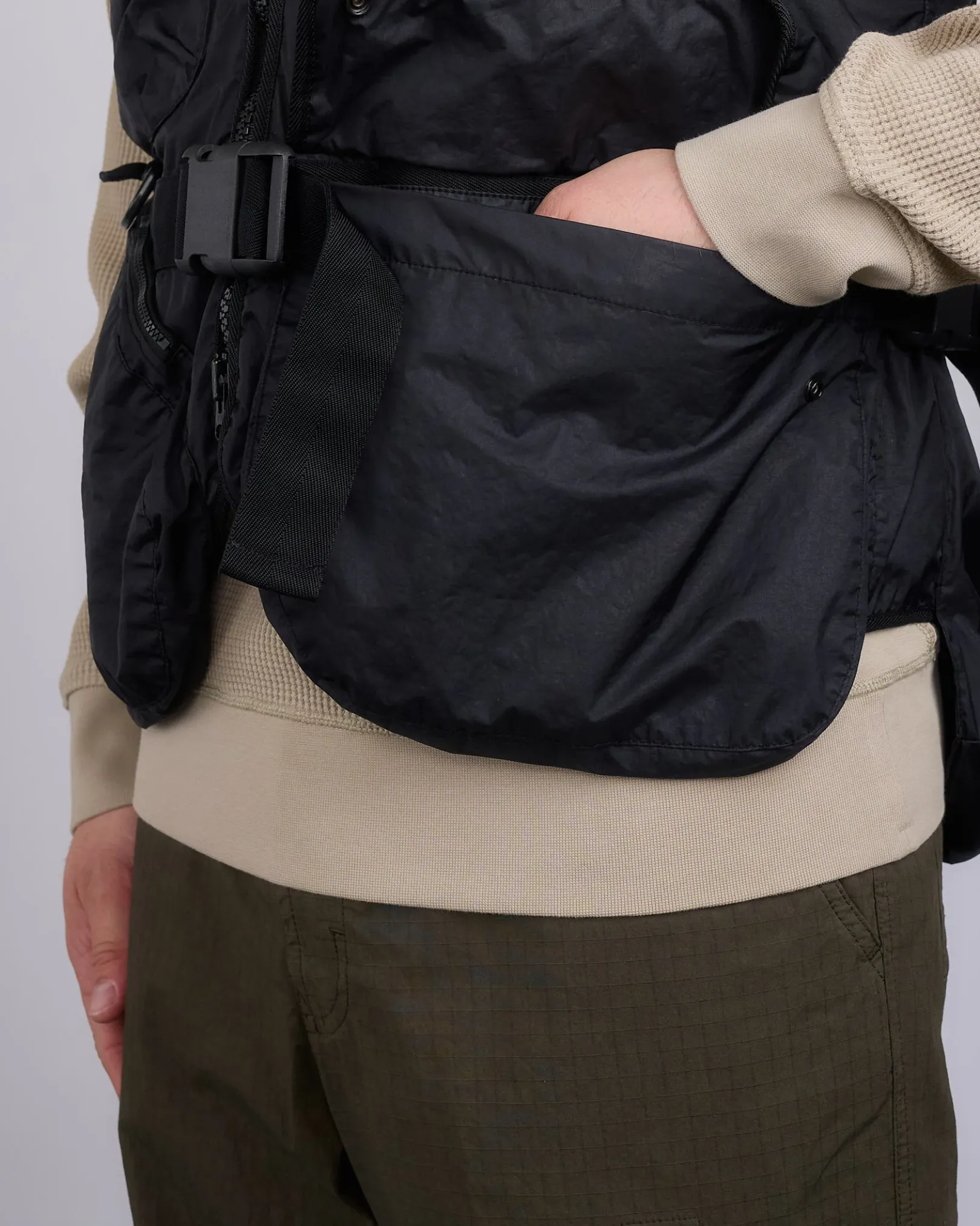 Online Stone Island Mebrana 3L TC Cargo Vest Black