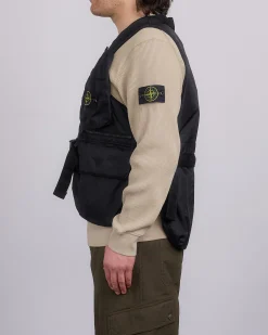 Online Stone Island Mebrana 3L TC Cargo Vest Black