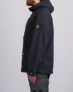 Best Stone Island Micro Twill Short Parka Jacket Black