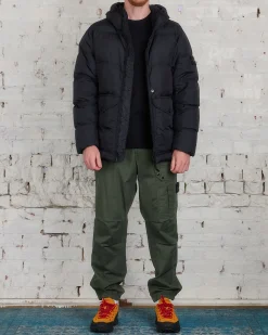Discount Stone Island Nylon Rep Down Jacket Black