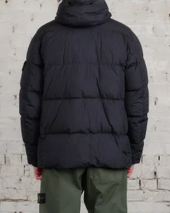 Discount Stone Island Nylon Rep Down Jacket Black
