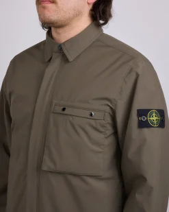 Hot Stone Island Primaloft Softshell Chore Coat Military Green