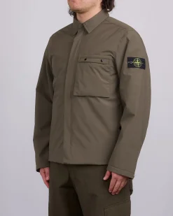 Hot Stone Island Primaloft Softshell Chore Coat Military Green