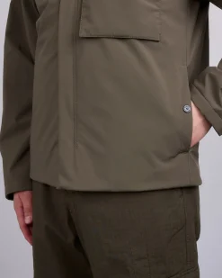 Hot Stone Island Primaloft Softshell Chore Coat Military Green