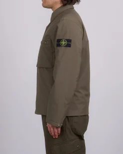 Hot Stone Island Primaloft Softshell Chore Coat Military Green