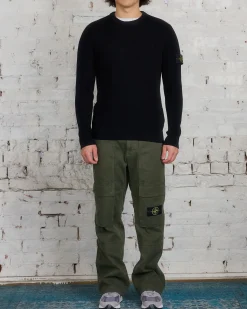 Fashion Stone Island RWS Full Rib Wool Sweater Black