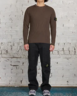 Best Stone Island RWS Full Rib Wool Sweater Walnut
