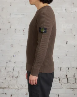 Best Stone Island RWS Full Rib Wool Sweater Walnut