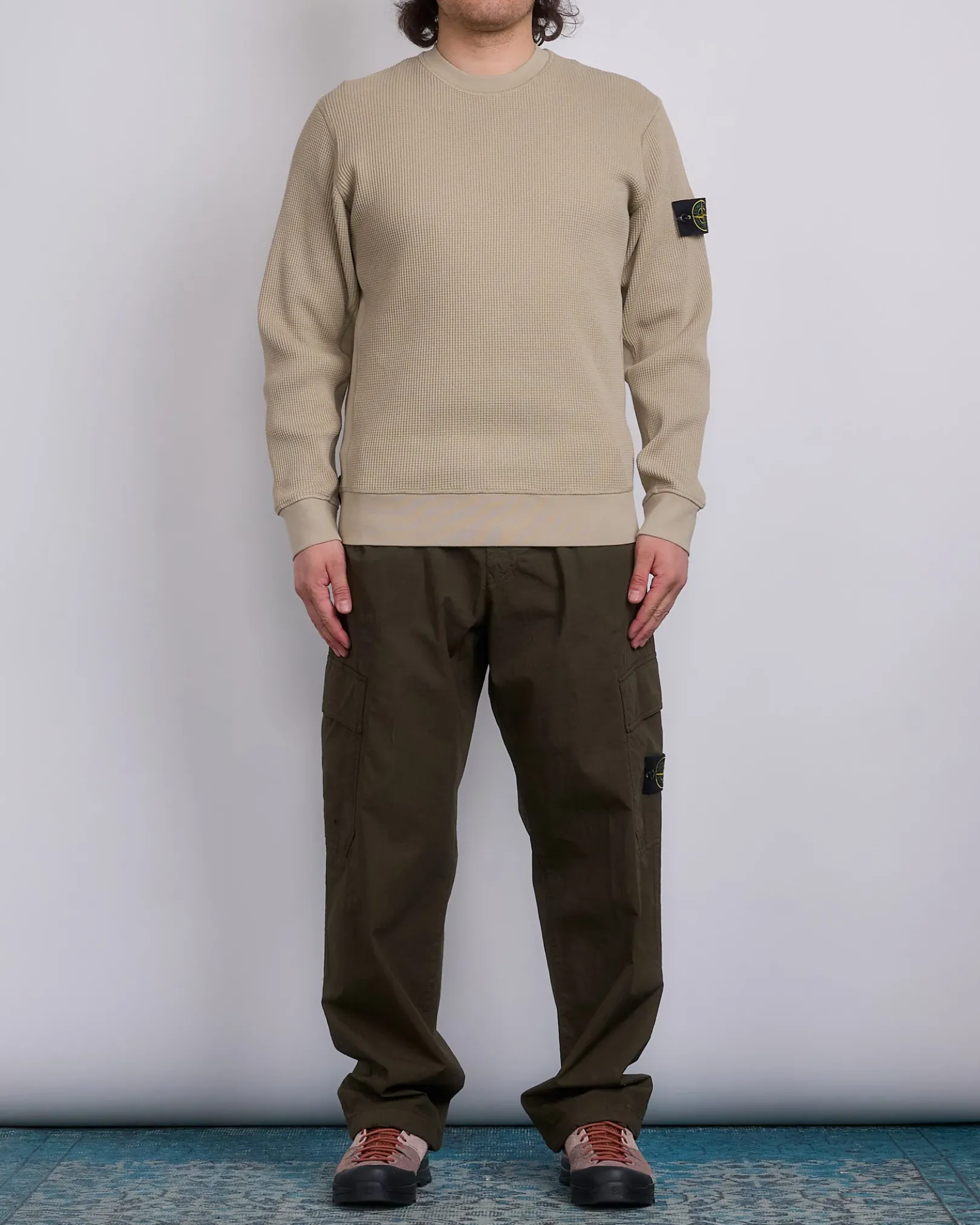 Outlet Stone Island Stretch Ripstop-TC Cargo Pant Military Green