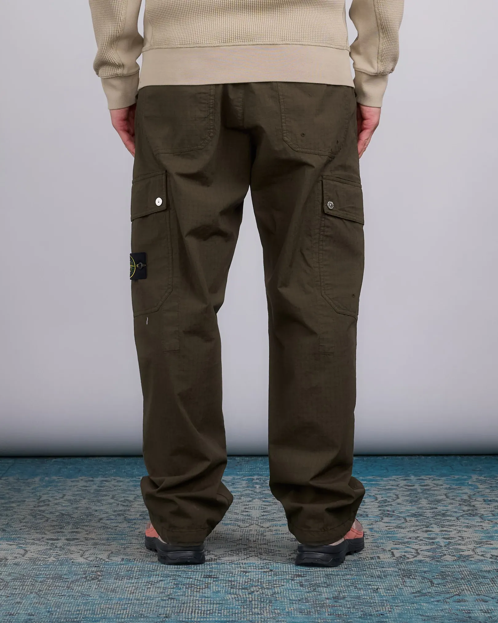 Outlet Stone Island Stretch Ripstop-TC Cargo Pant Military Green