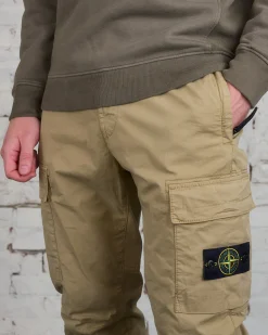 Hot Stone Island Supima Jogger Cargo Pant Biscuit