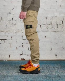 Hot Stone Island Supima Jogger Cargo Pant Biscuit