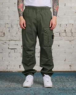 Hot Stone Island Supima Loose Single Cargo Pant Musk