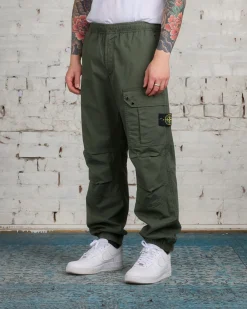 Hot Stone Island Supima Loose Single Cargo Pant Musk