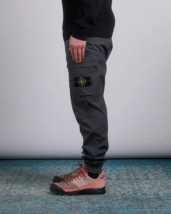 Discount Stone Island Tela Stretch Parachute Cargo Pant Charcoal
