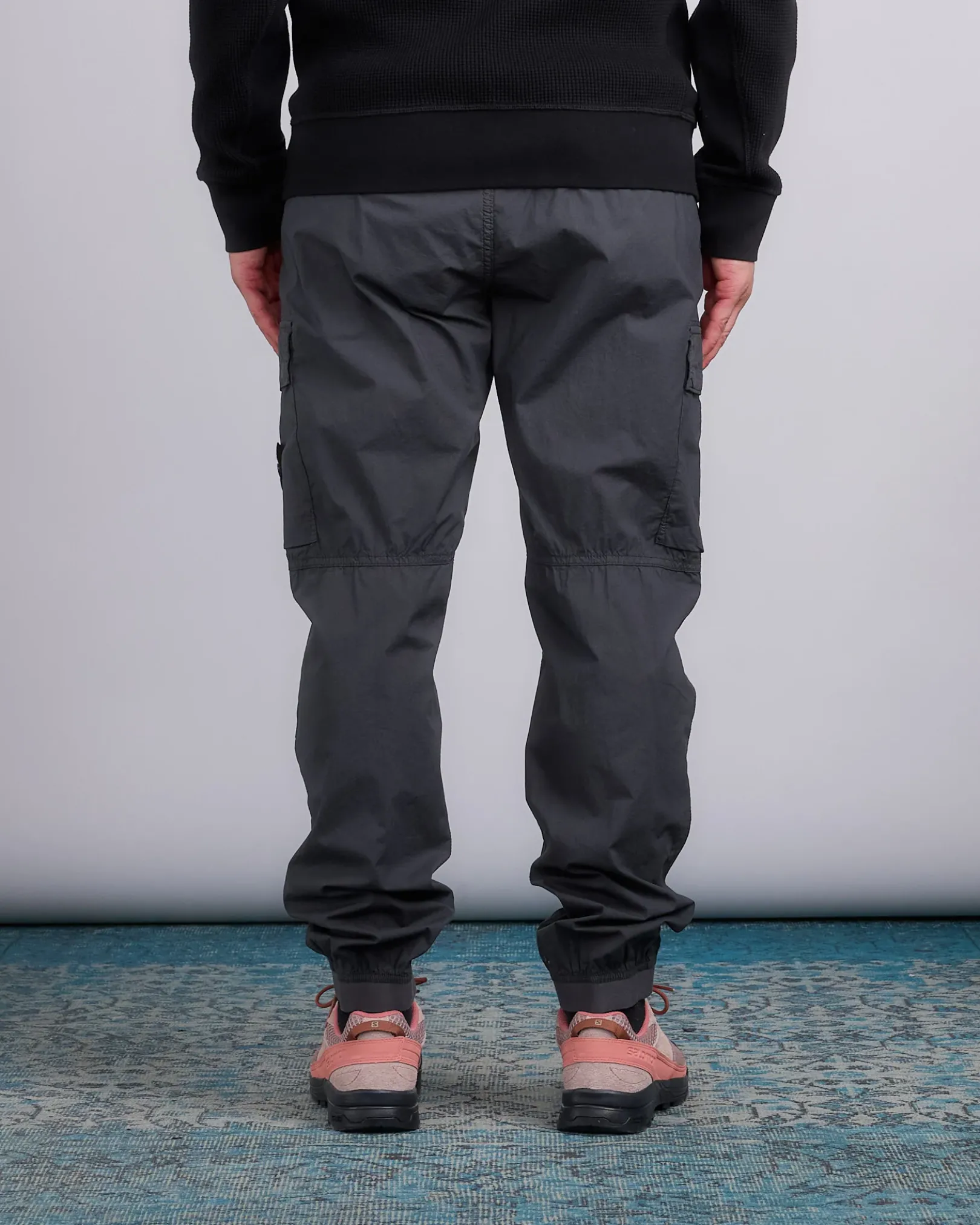 Discount Stone Island Tela Stretch Parachute Cargo Pant Charcoal