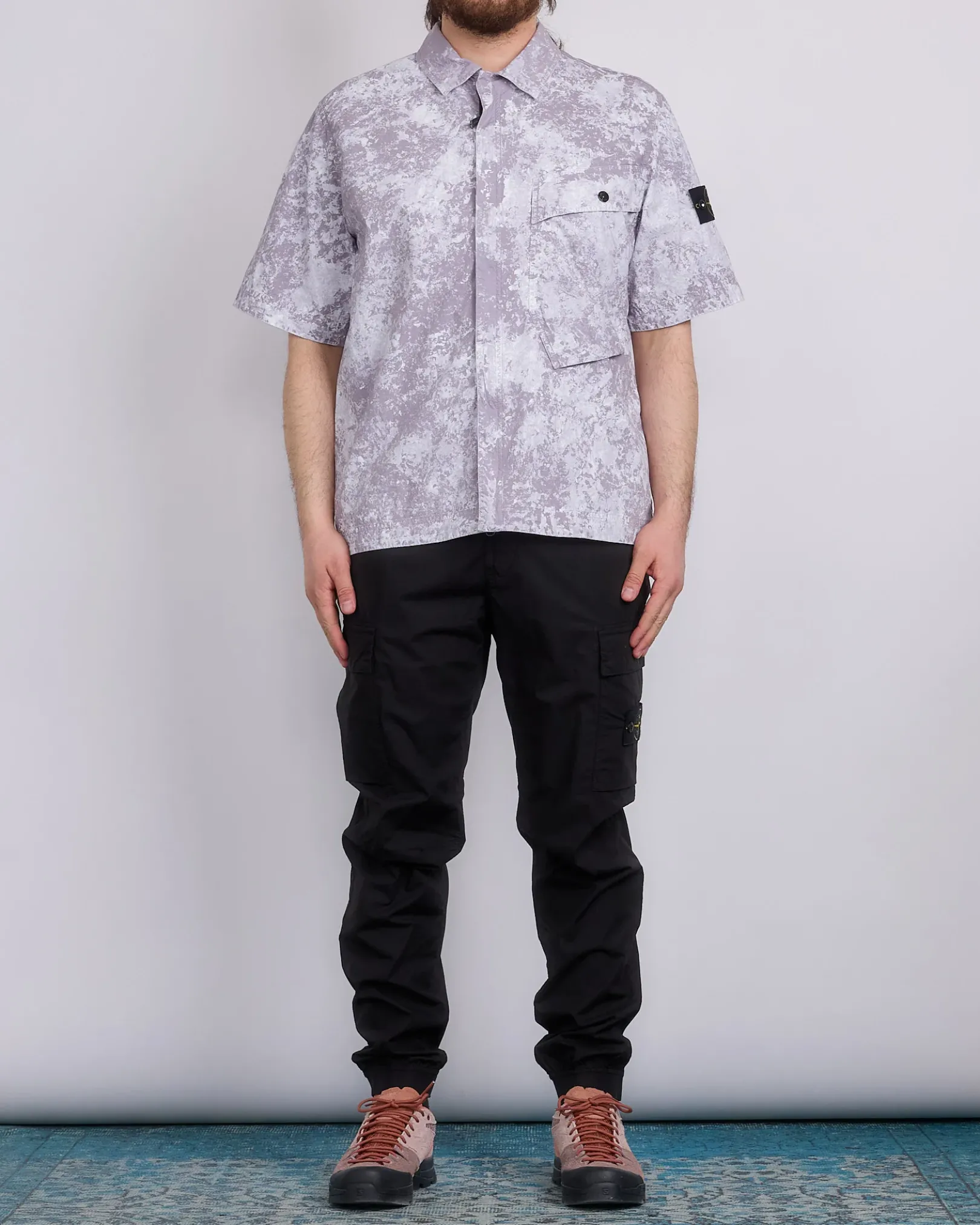 Fashion Stone Island Tela Stretch Parachute Cargo Pant Black