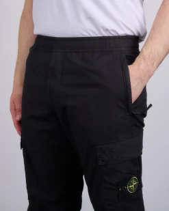 Fashion Stone Island Tela Stretch Parachute Cargo Pant Black