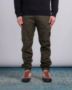 New Stone Island Tela Stretch Parachute Cargo Pant Military