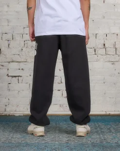 Fashion Stussy 80 Fleece Pant Washed Black