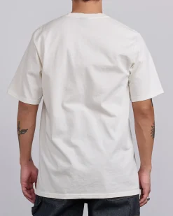 Fashion Stussy Arched Pigment Dyed T-Shirt Natural