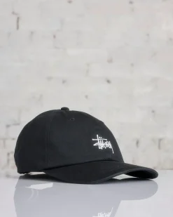Discount Stussy Basic Stock Low Pro Cap Black