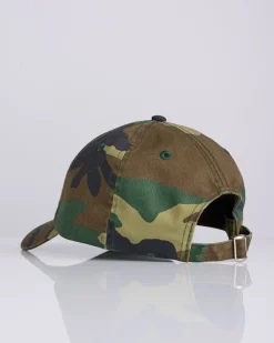 Fashion Stussy Basic Washed Low Pro Cap Woodland Camo