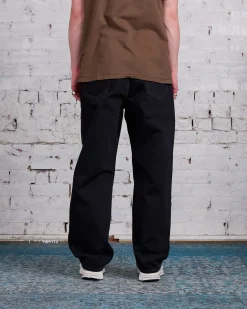 Discount Stussy Big Ol Jean Denim Washed Black