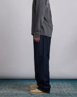 Clearance Stussy Big Ol Jean Denim Rinsed Indigo
