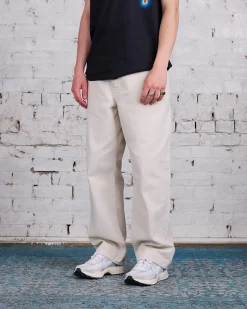 Clearance Stussy Big Ol Jean Washed Canvas Vintage Natural