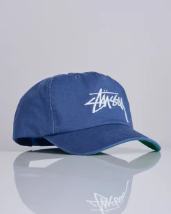 Online Stussy Big Stock Mid Depth Cap Deep Blue