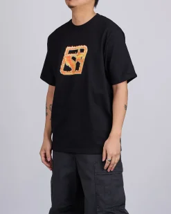 Best Stussy Blaze T-Shirt Black