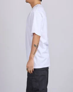 Discount Stussy Blaze T-Shirt White