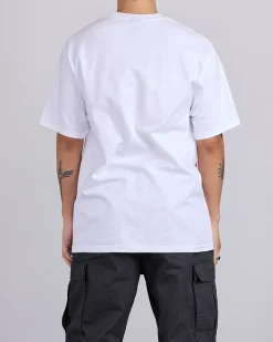 Discount Stussy Blaze T-Shirt White