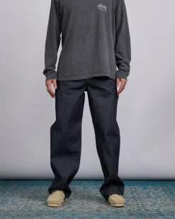 New Stussy Carpenter Pant Denim Raw Indigo