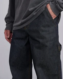 New Stussy Carpenter Pant Denim Raw Indigo