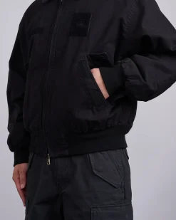 Sale Stussy Flight Bomber Jacket Black